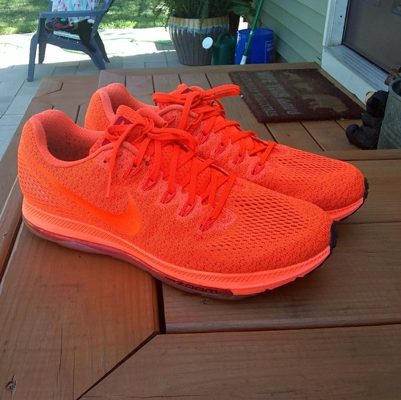 nike bright orange shoes